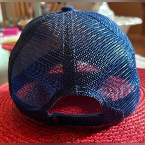 VON DUTCH BLUE “ALL OVER EYES” PRINT SNAP BACK. NWOT unisex - Picture 5 of 5